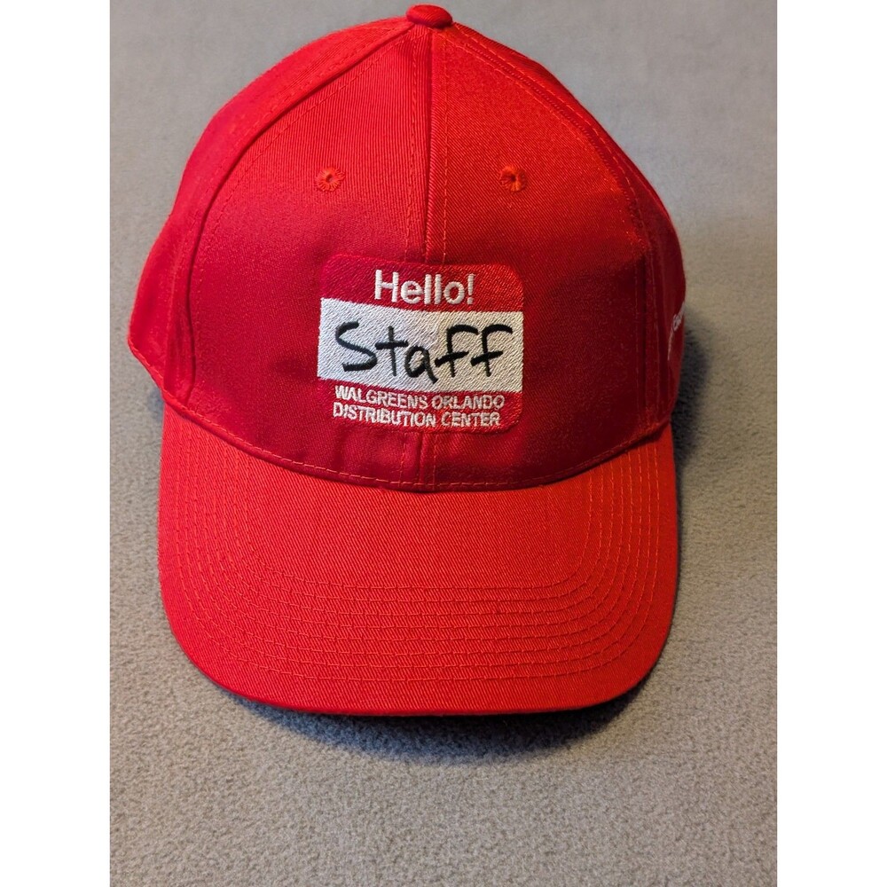 Walgreens Orlando Distribution Center 35 Years Employee Staff Hat Red Cap
